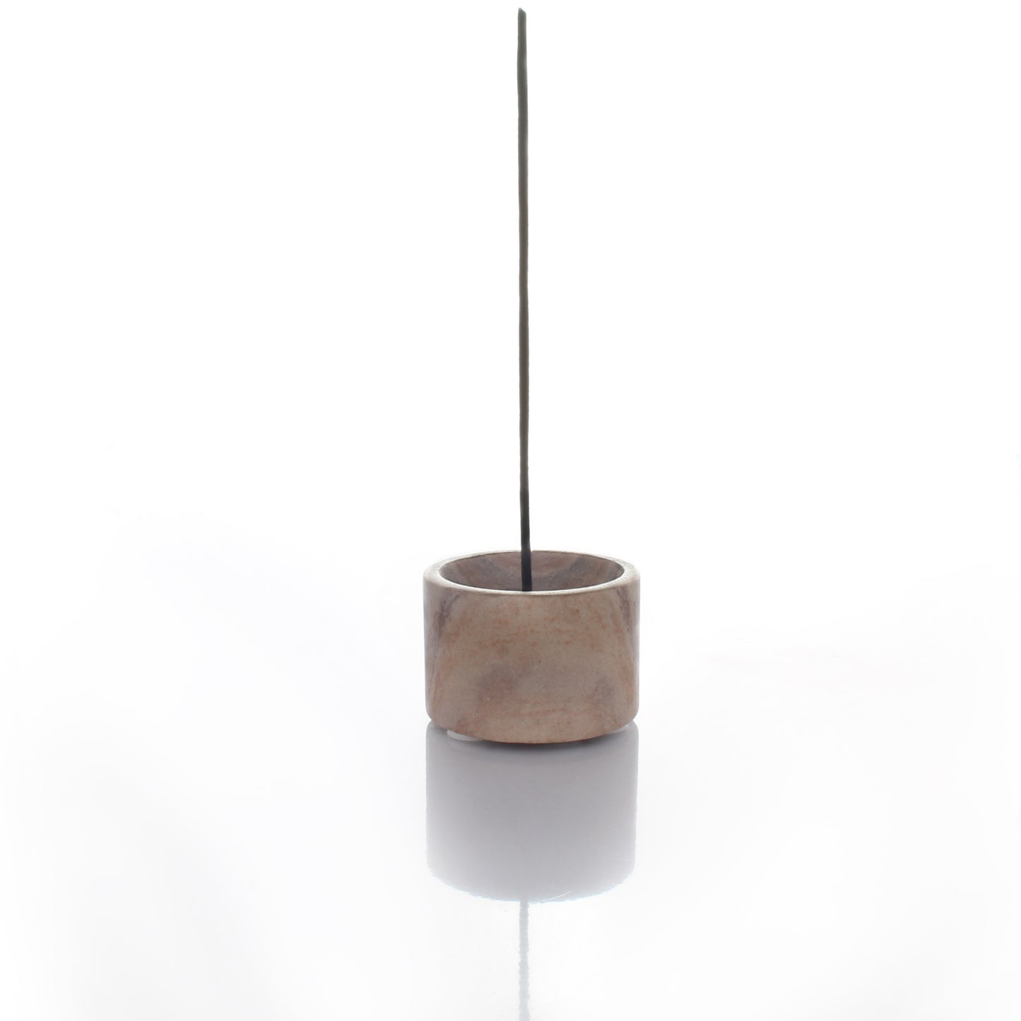 SAVON Stone Incense Stick Holder Burner Candle Stand Round Modern Minimalist Geometric Art Deco