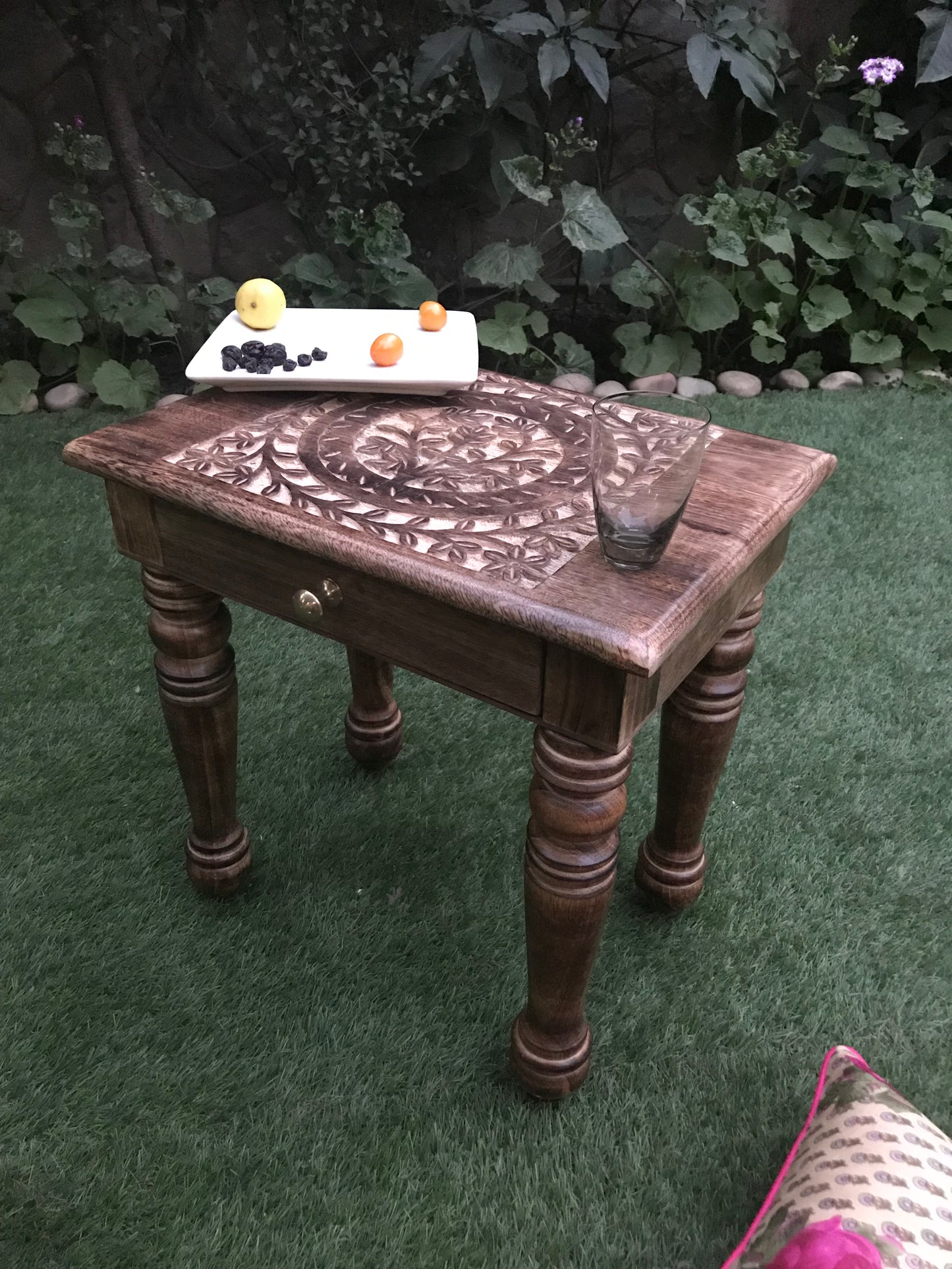 Wooden Side end Table Square