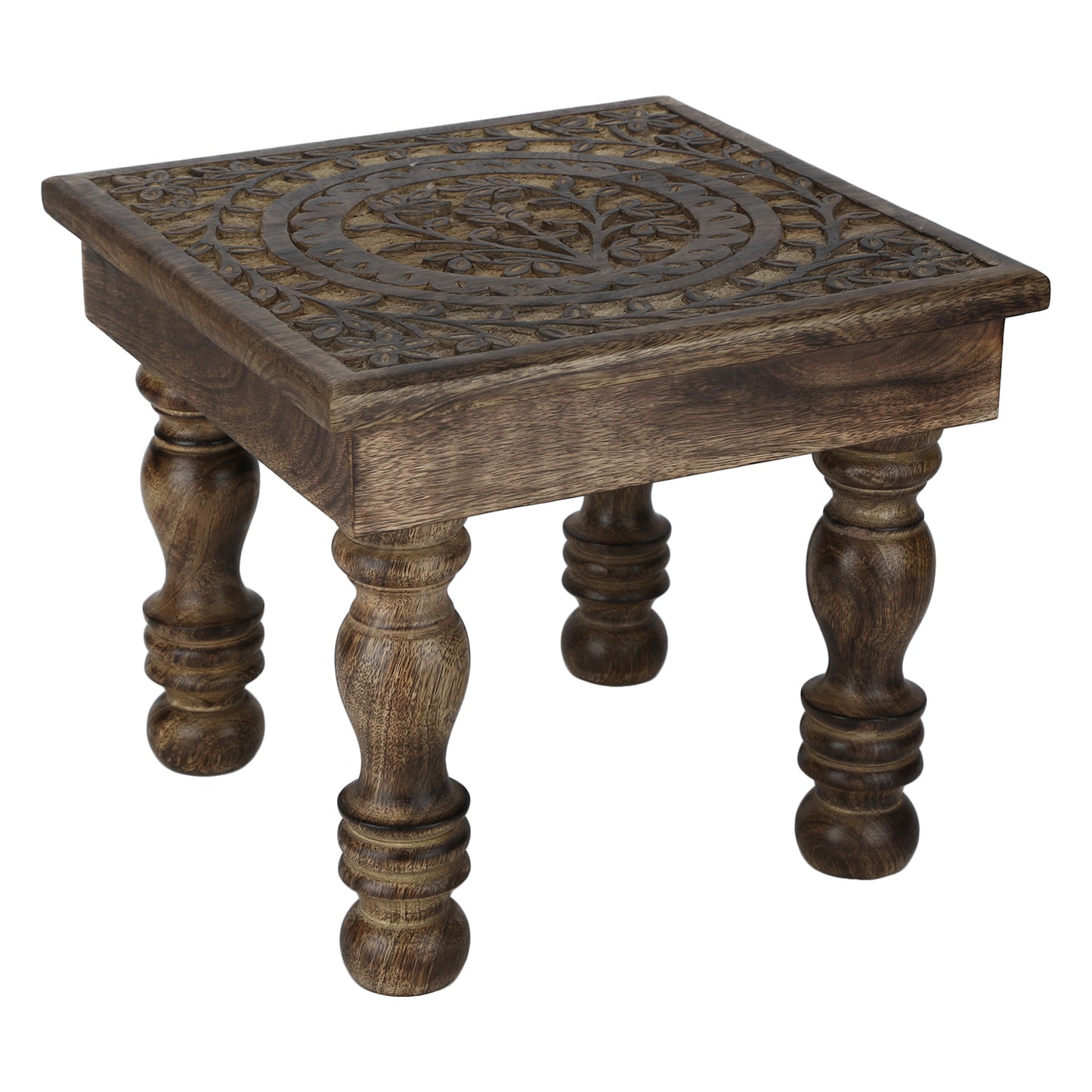 SAVON Wooden Step Stool Small Footstool footrest Table