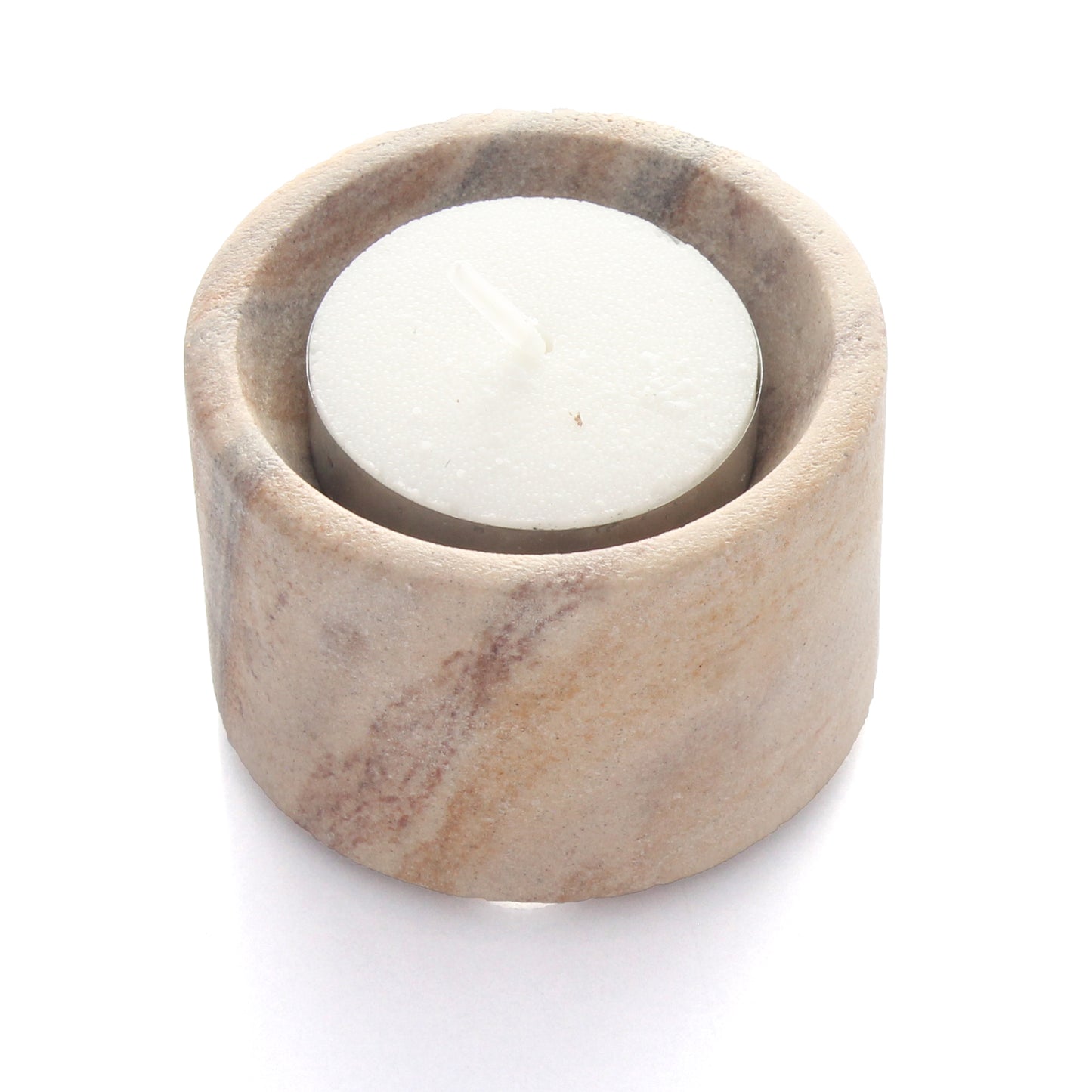 SAVON Stone Incense Stick Holder Burner Candle Stand Round Modern Minimalist Geometric Art Deco